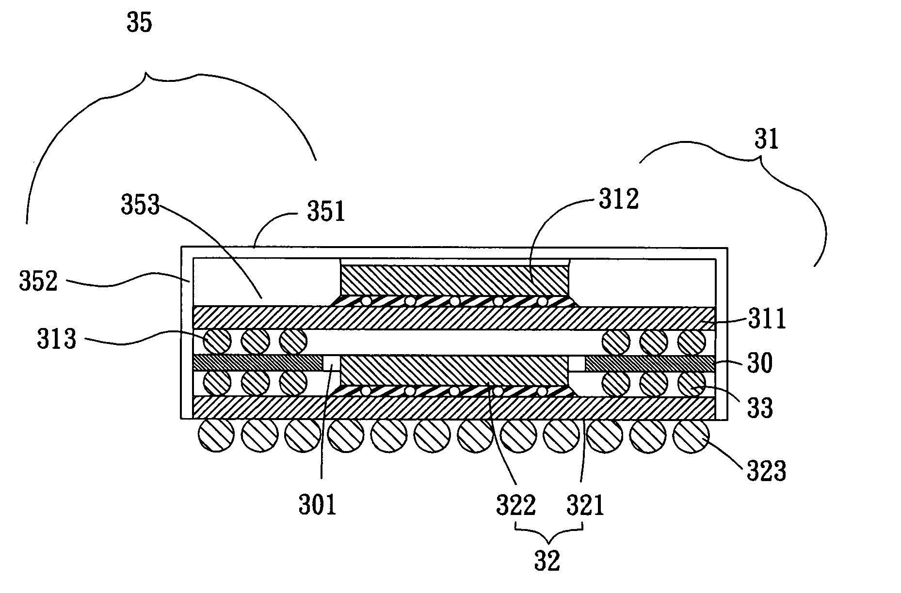 Thermal enhance MCM package and manufacturing method thereof