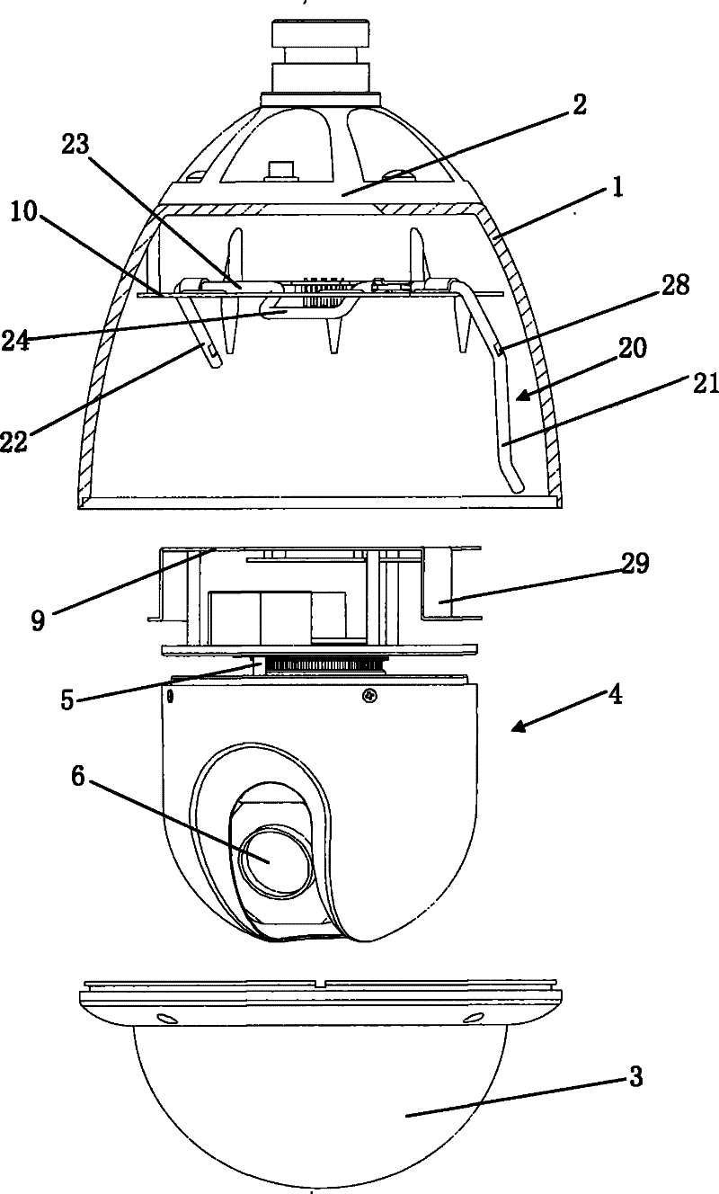 High-speed dome camera