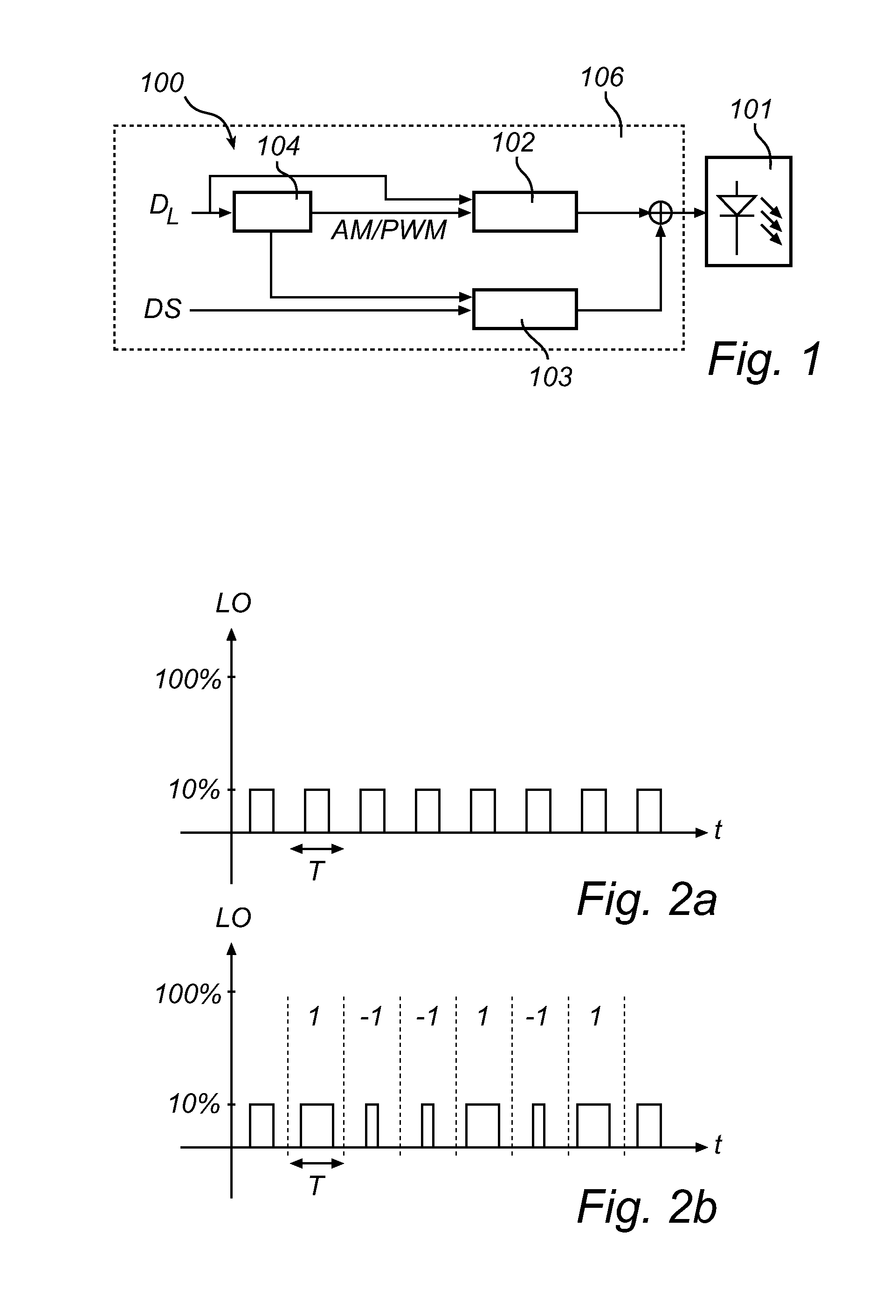 Lighting device and receiver