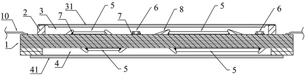 Heterogeneously integrated system-in-package structure and packaging method