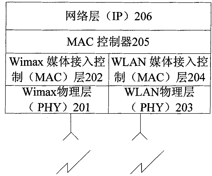 Terminal and method for cooperative access to multiple wireless networks