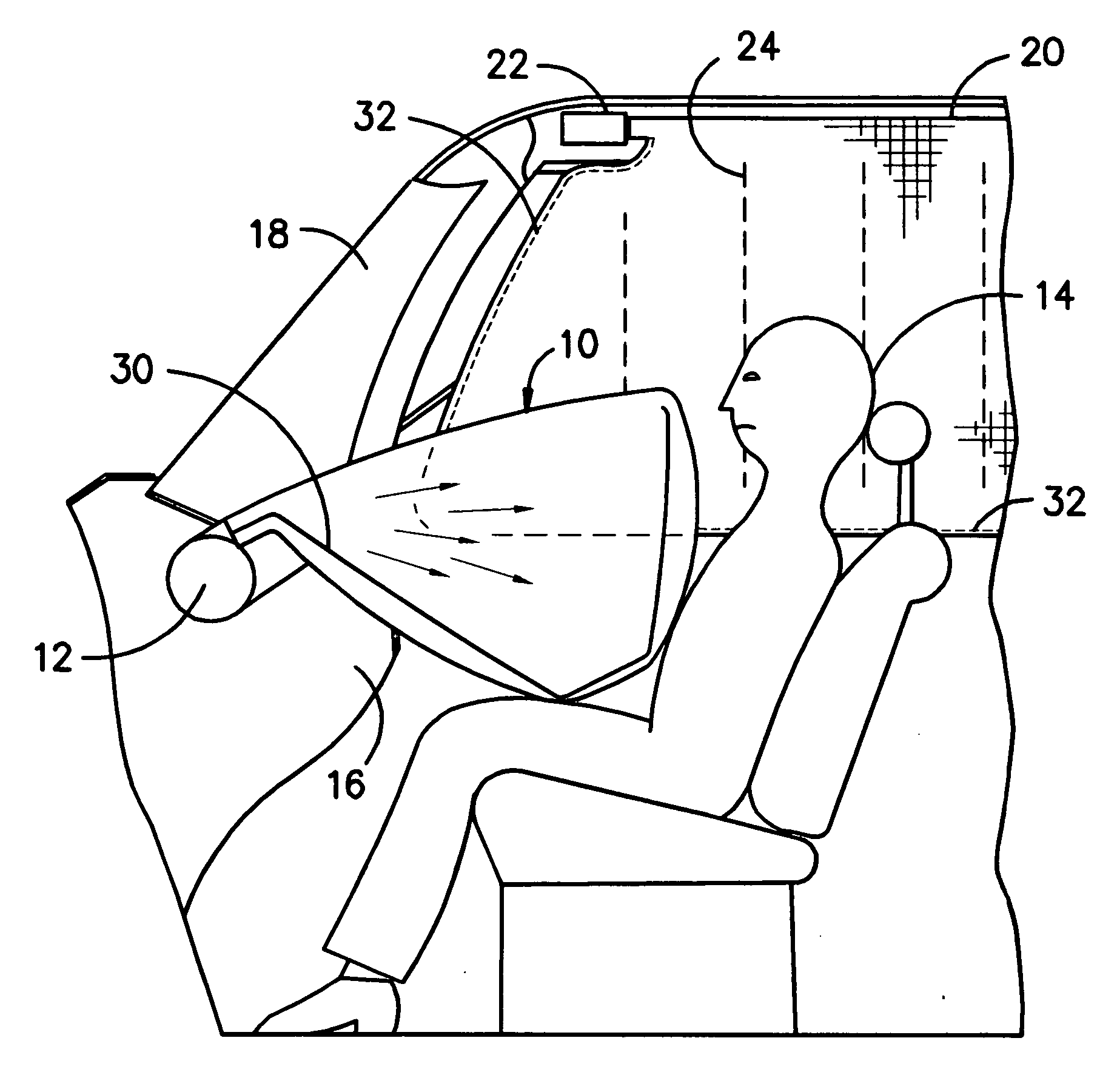 Air bag fabric and inflatble elements formed therefrom