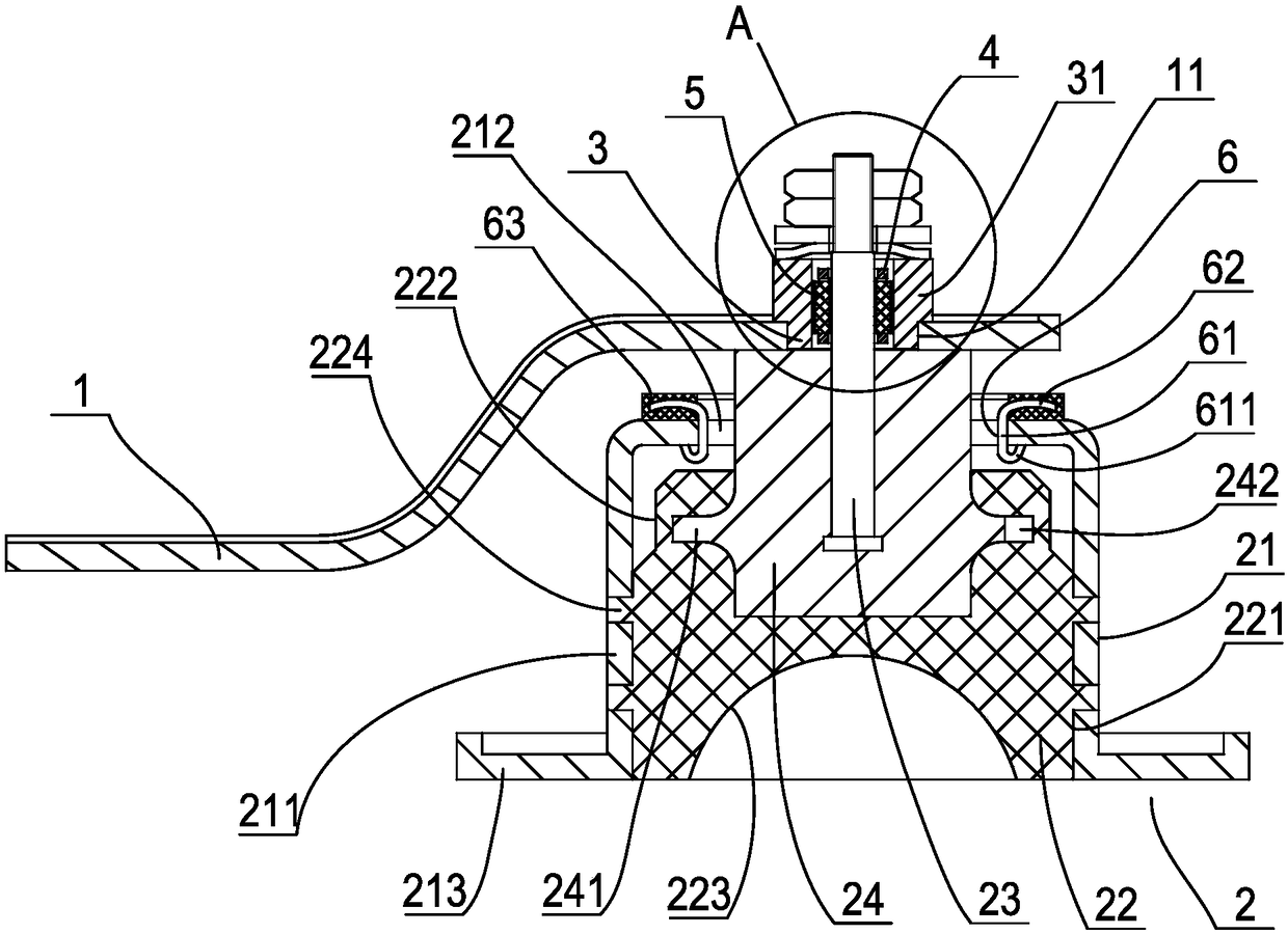 A suspension structure of a powertrain