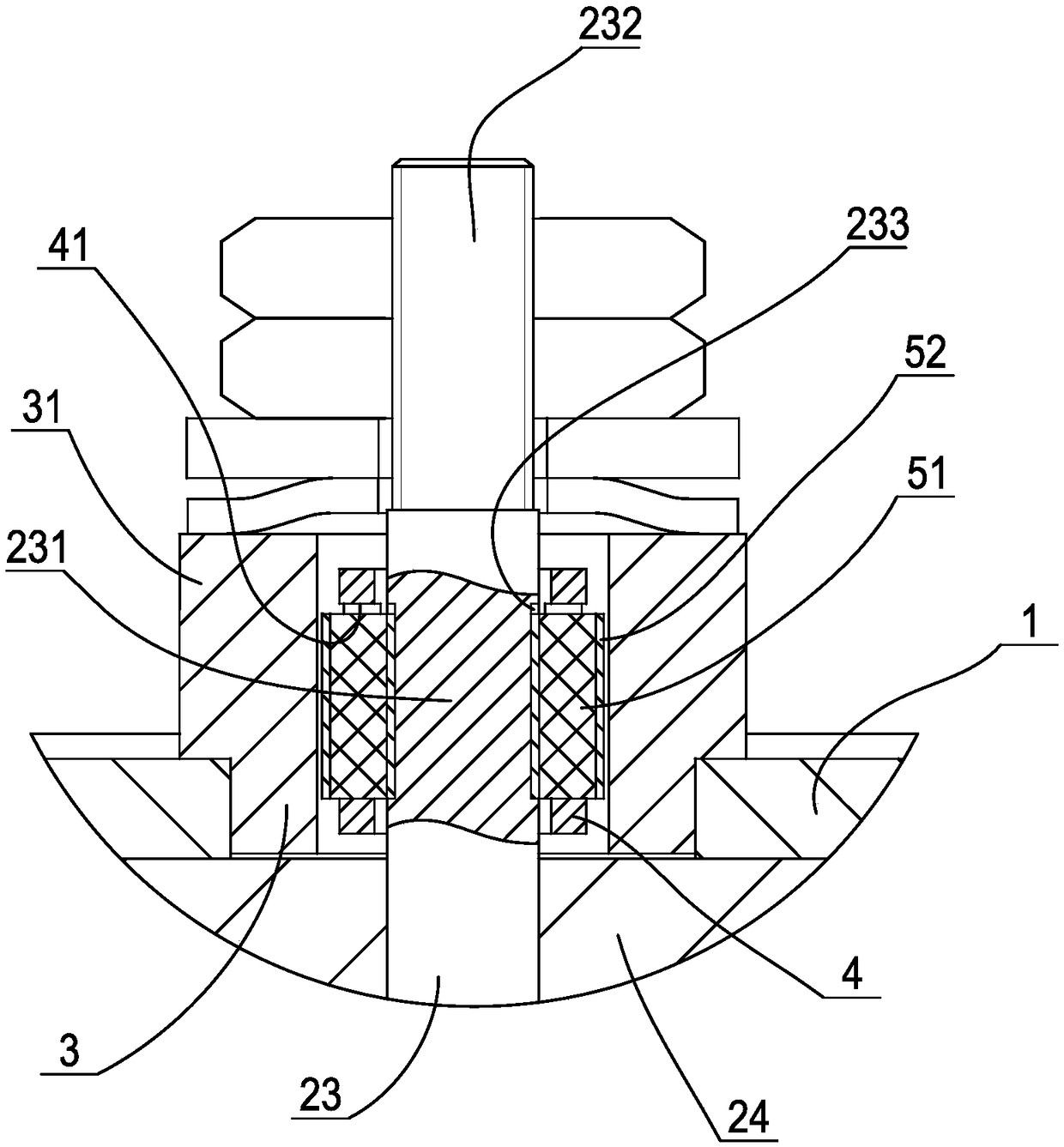 A suspension structure of a powertrain