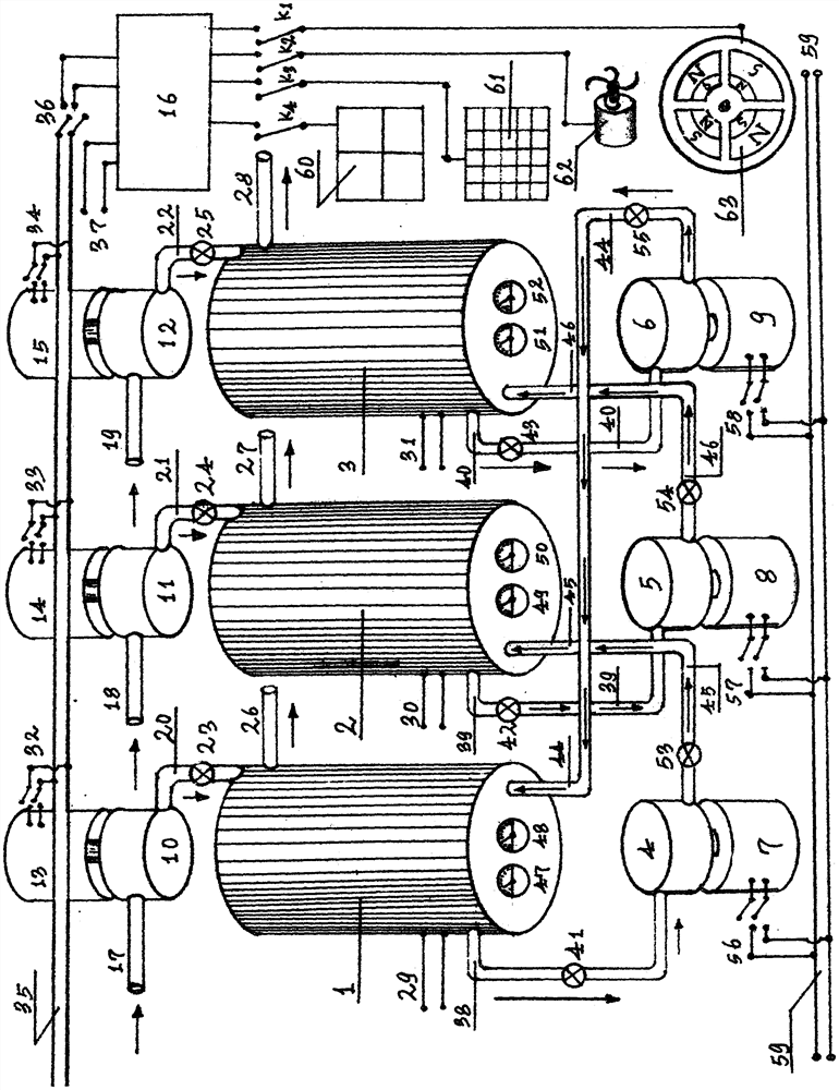 Multi-energy storage circulating generator set