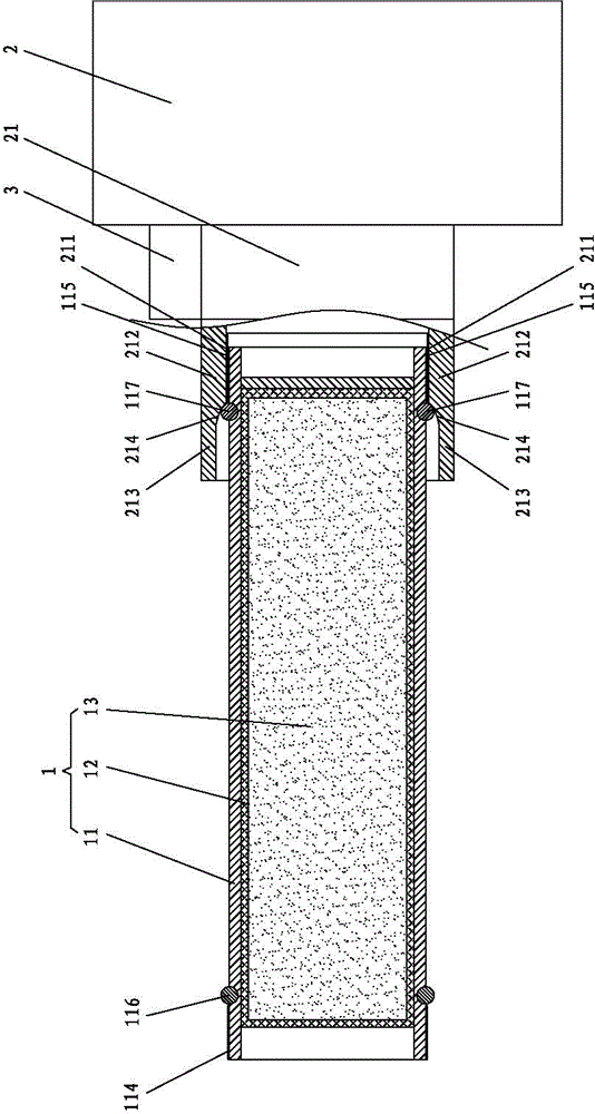 Method for simply detecting lead content in working environment and sampling device