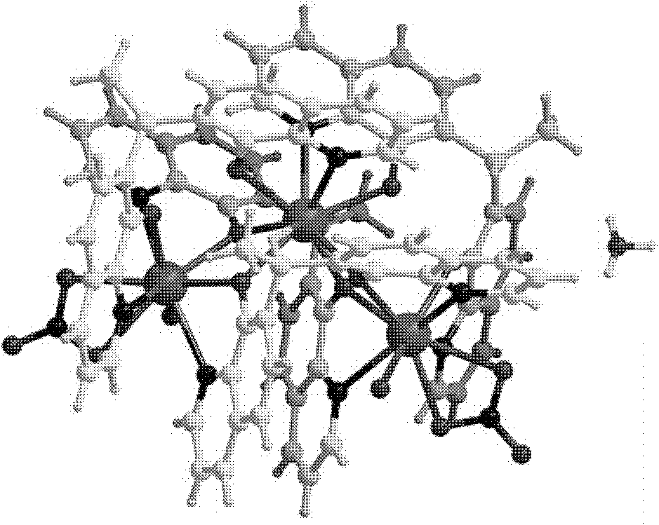 In situ ligand generated and ligand crystallized lanthanide complex and its preparation method