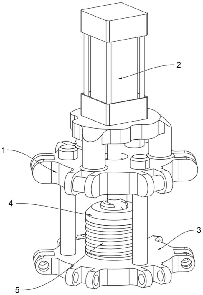 Anti-fragmentation clamping tool for new material production and processing and operation technology of anti-fragmentation clamping tool