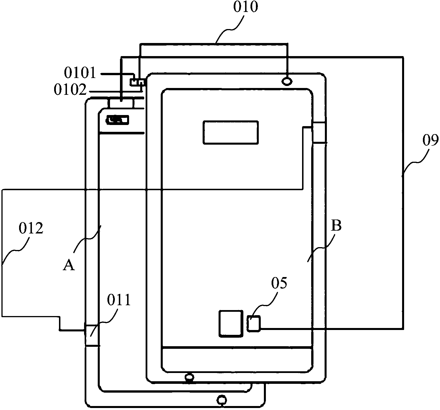Two-mobile-terminal mutual testing method and system