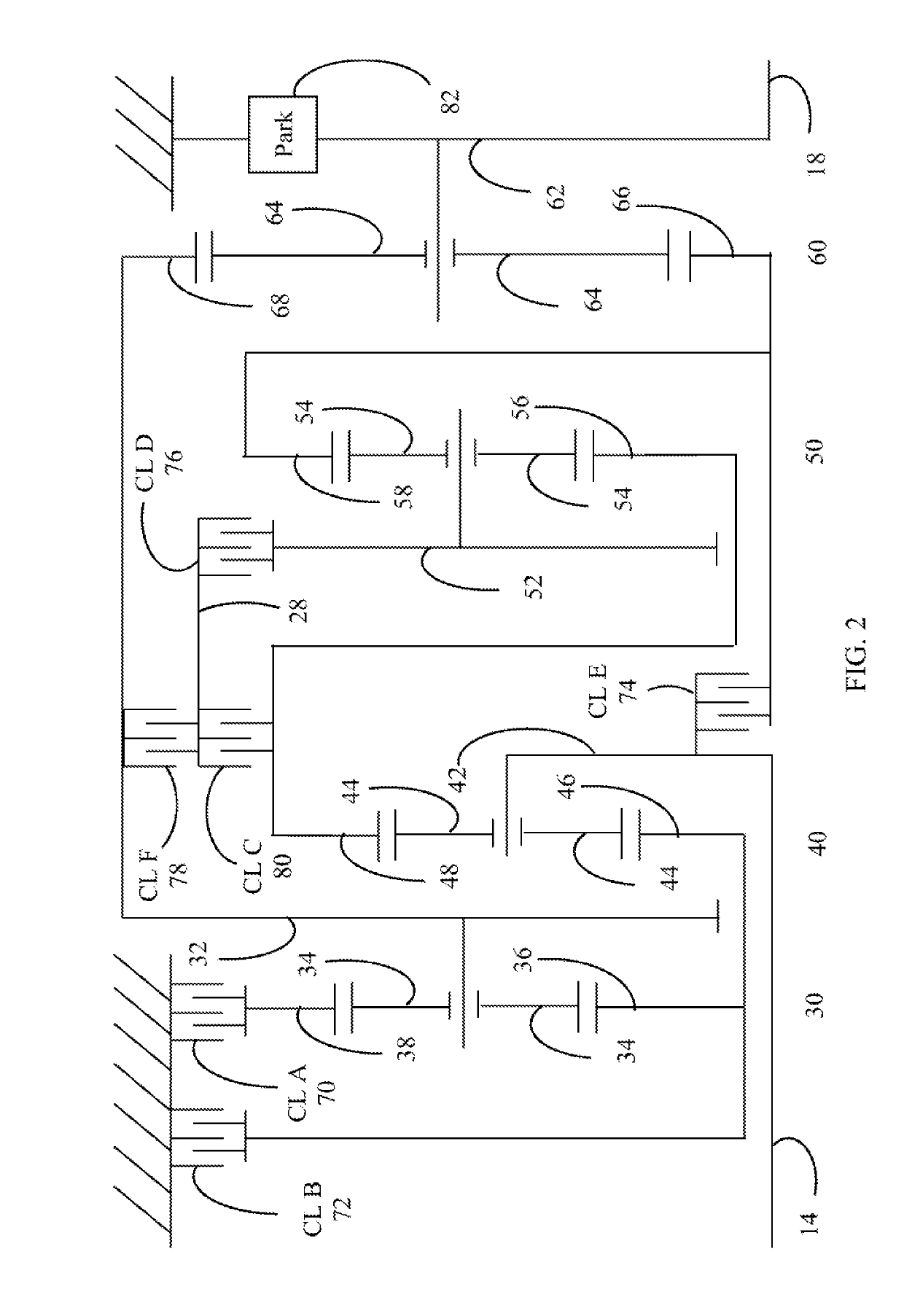 Transmission park control system