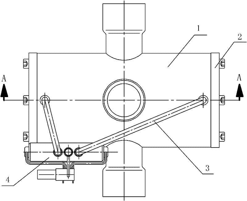 Piston type four-way reversing valve