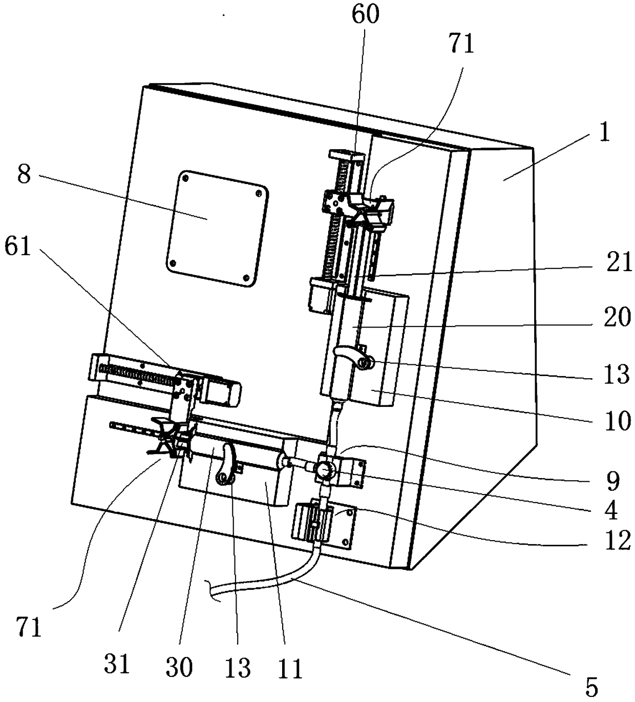 Automatic contrast injection device