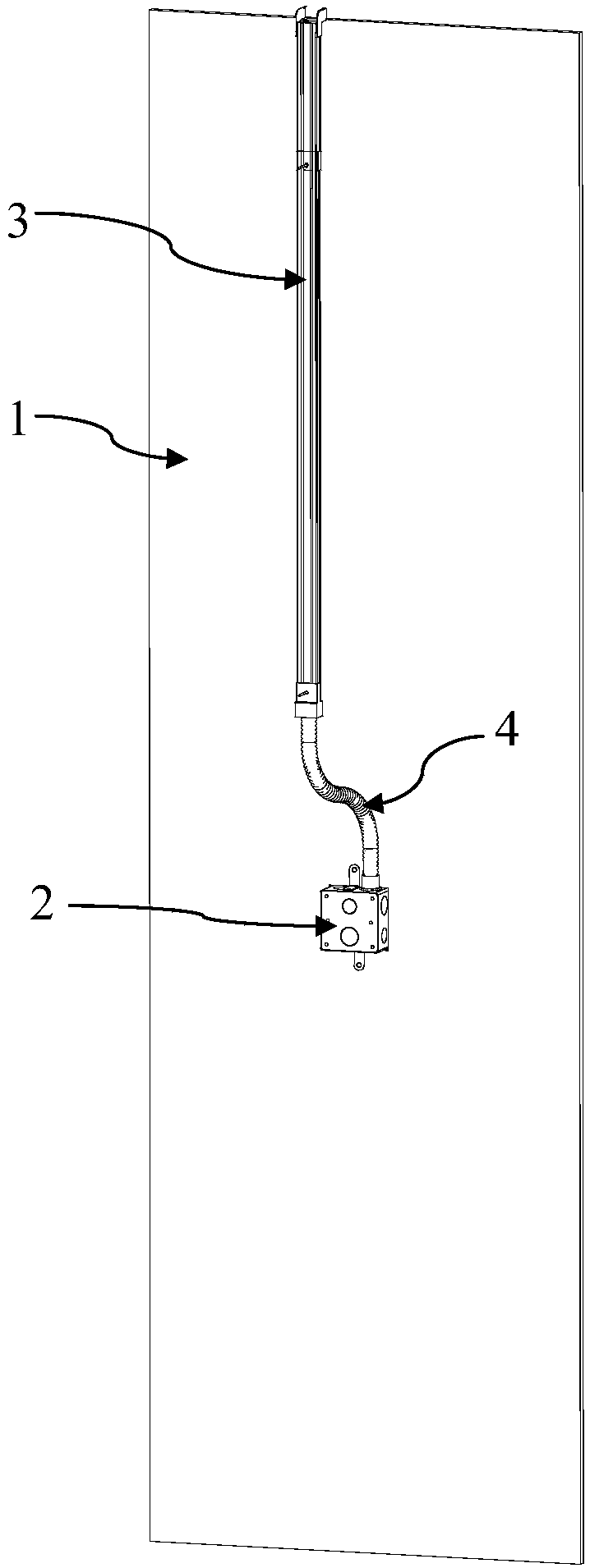 Bottom box connection assembly and assembling method thereof