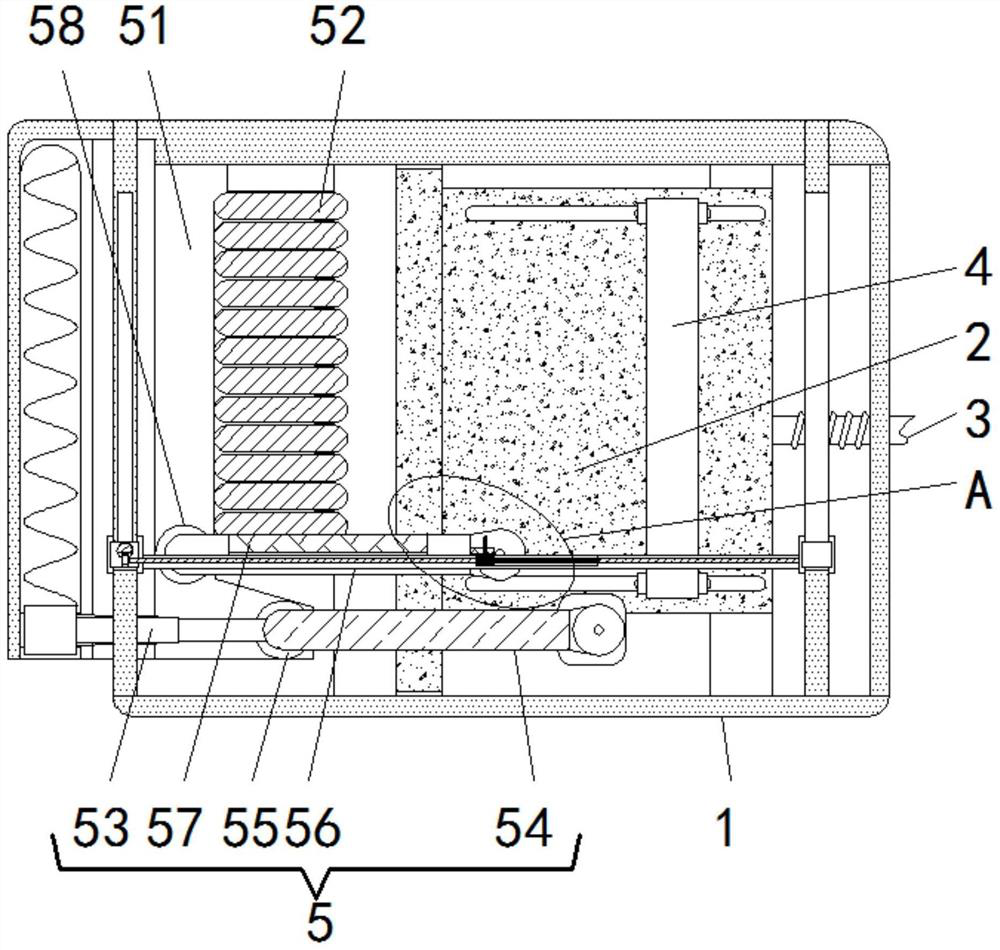 Laser cutting device capable of rapidly cutting floor