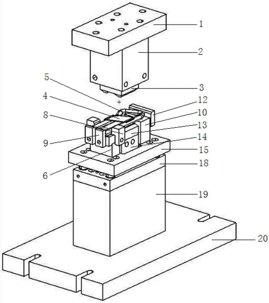 Positioning welding electrode for welding of automobile positioning hook