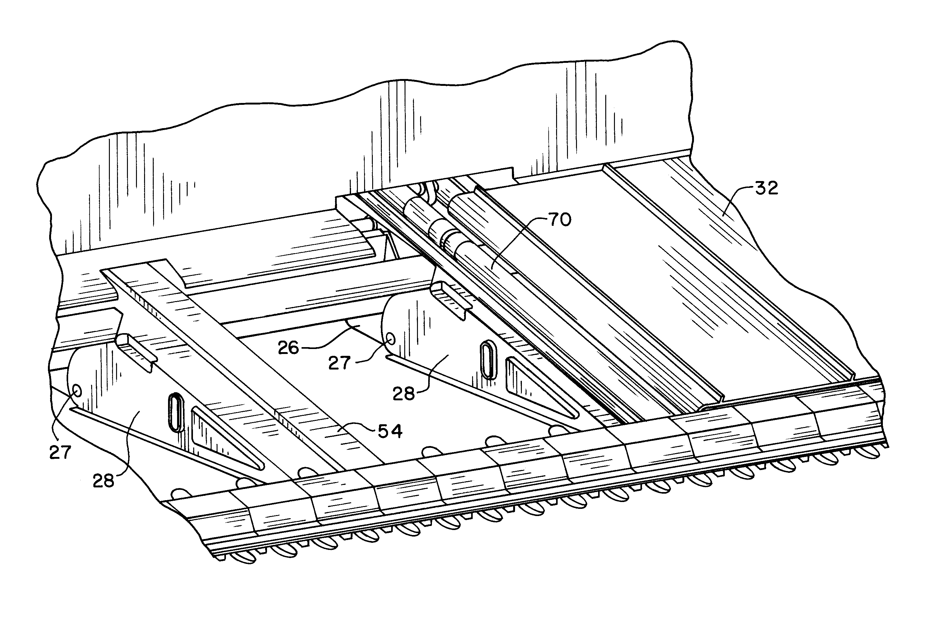 Flexible draper belt drive for an agricultural harvesting machine