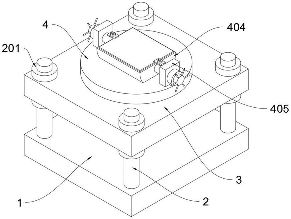 Adjusting clamping block structure for automobile tool