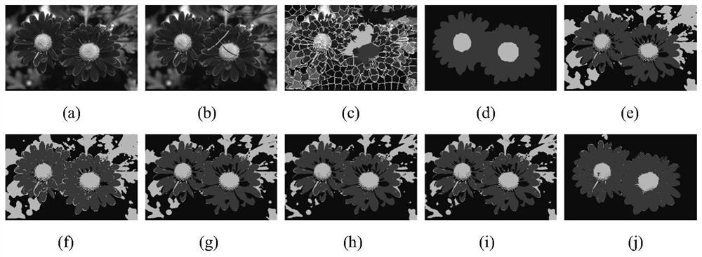 Image segmentation method based on strong and weak joint semi-supervised intuitionistic fuzzy clustering