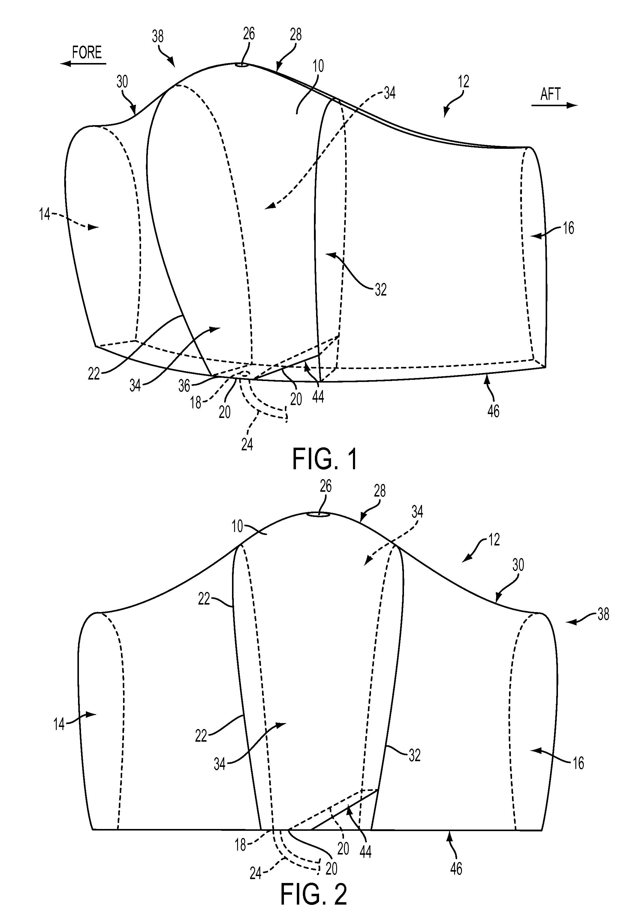 Vertical non-bladdered fuel tank for a ducted fan vehicle