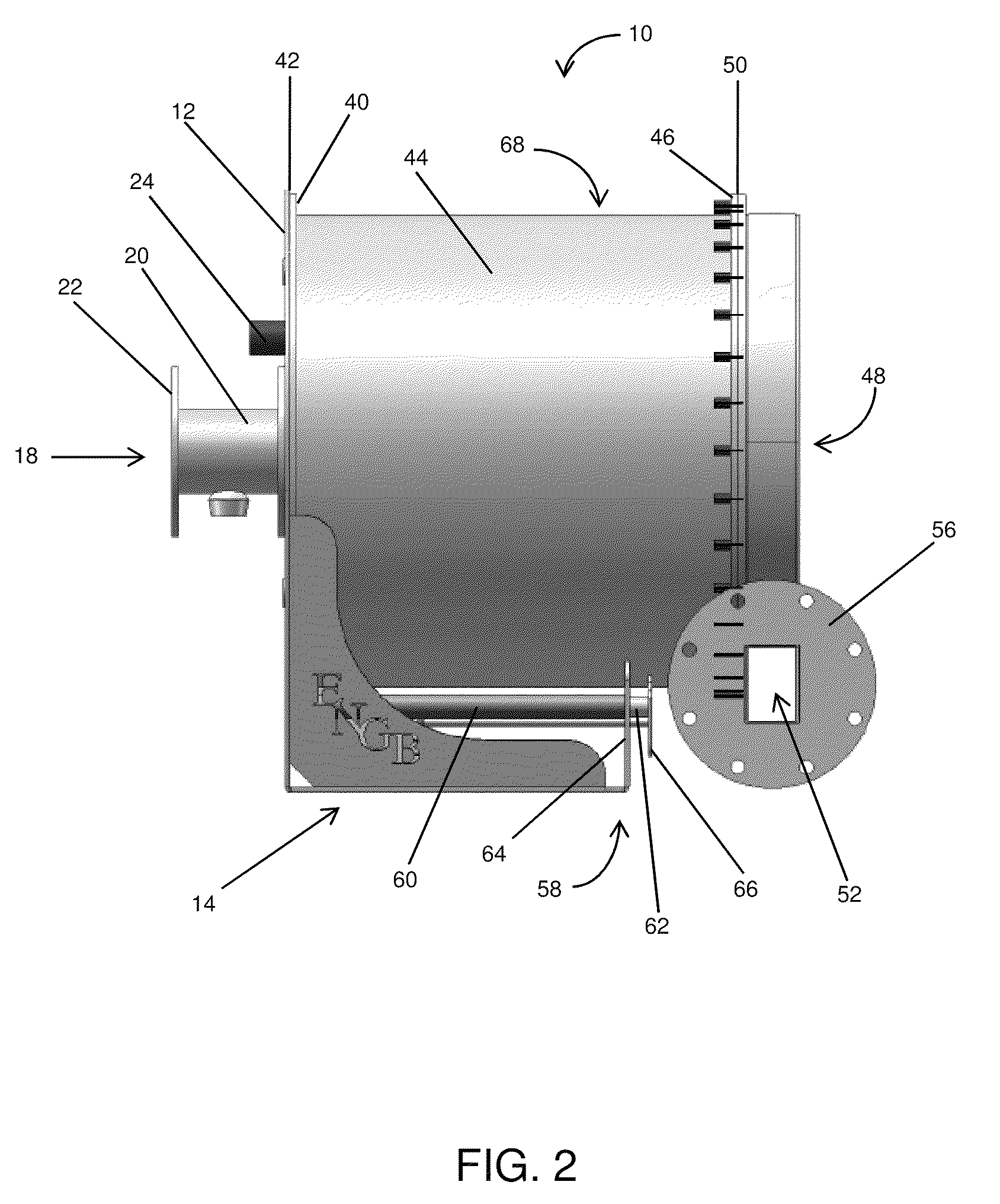 Gas booster system and related method