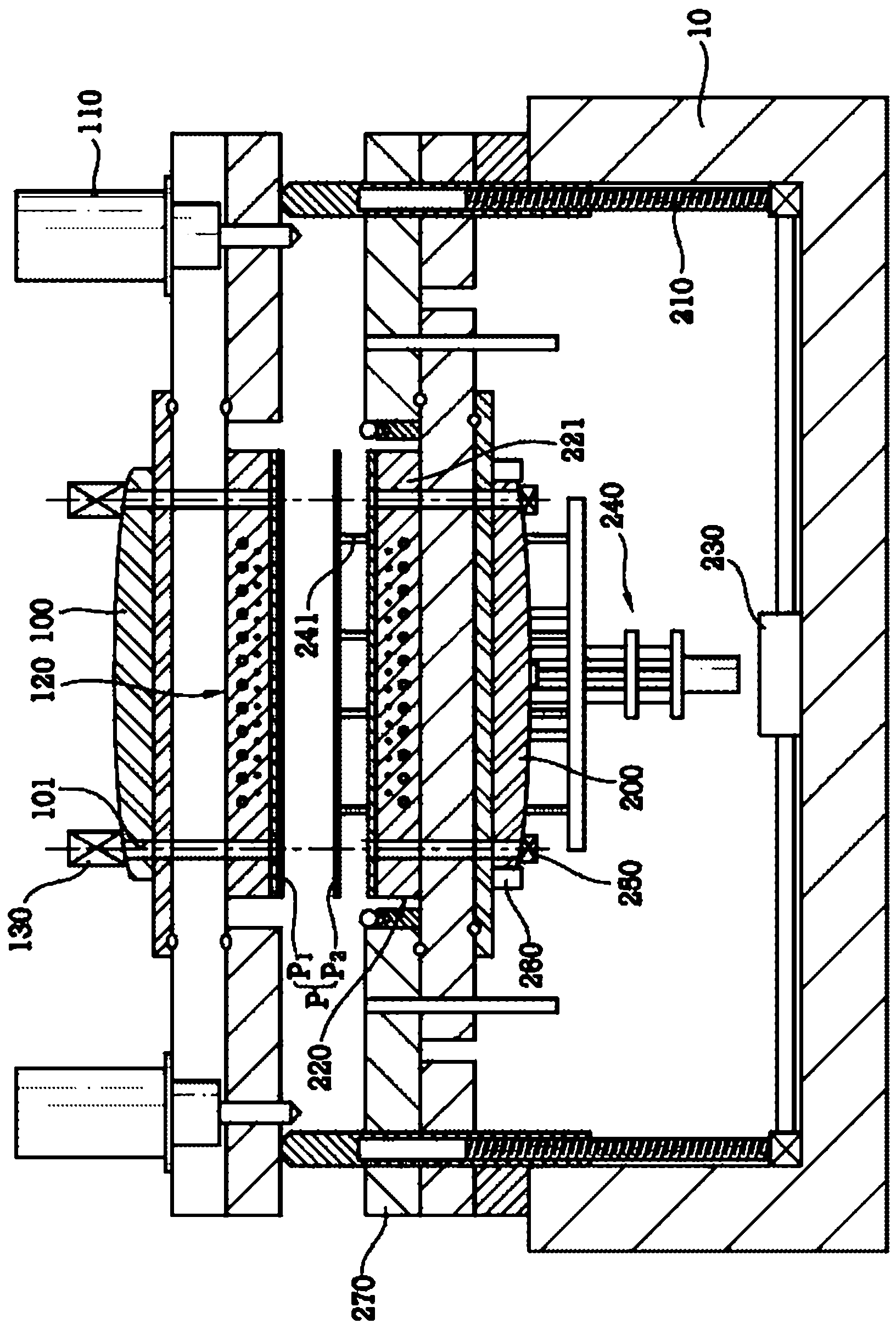 Attaching module, apparatus for attaching substrate and method for manufacturing attaching pad