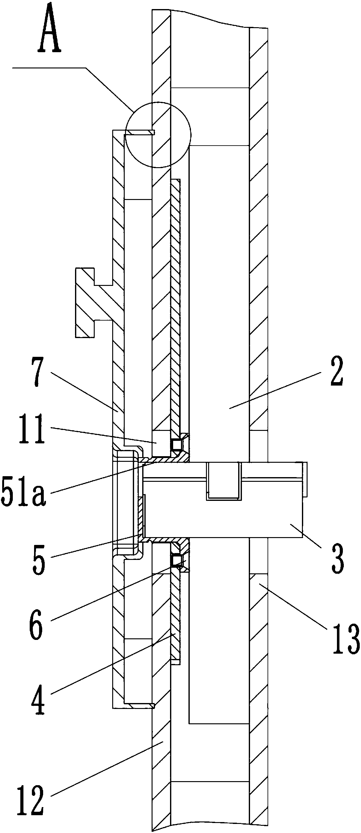 Pickproof door lock structure