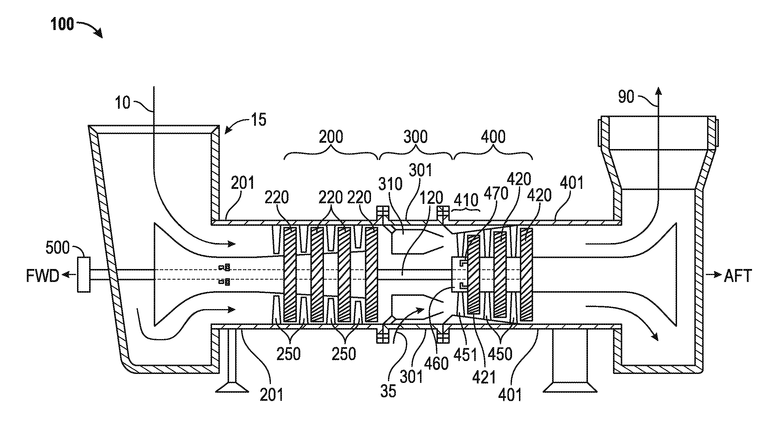 Preswirler configured for improved sealing