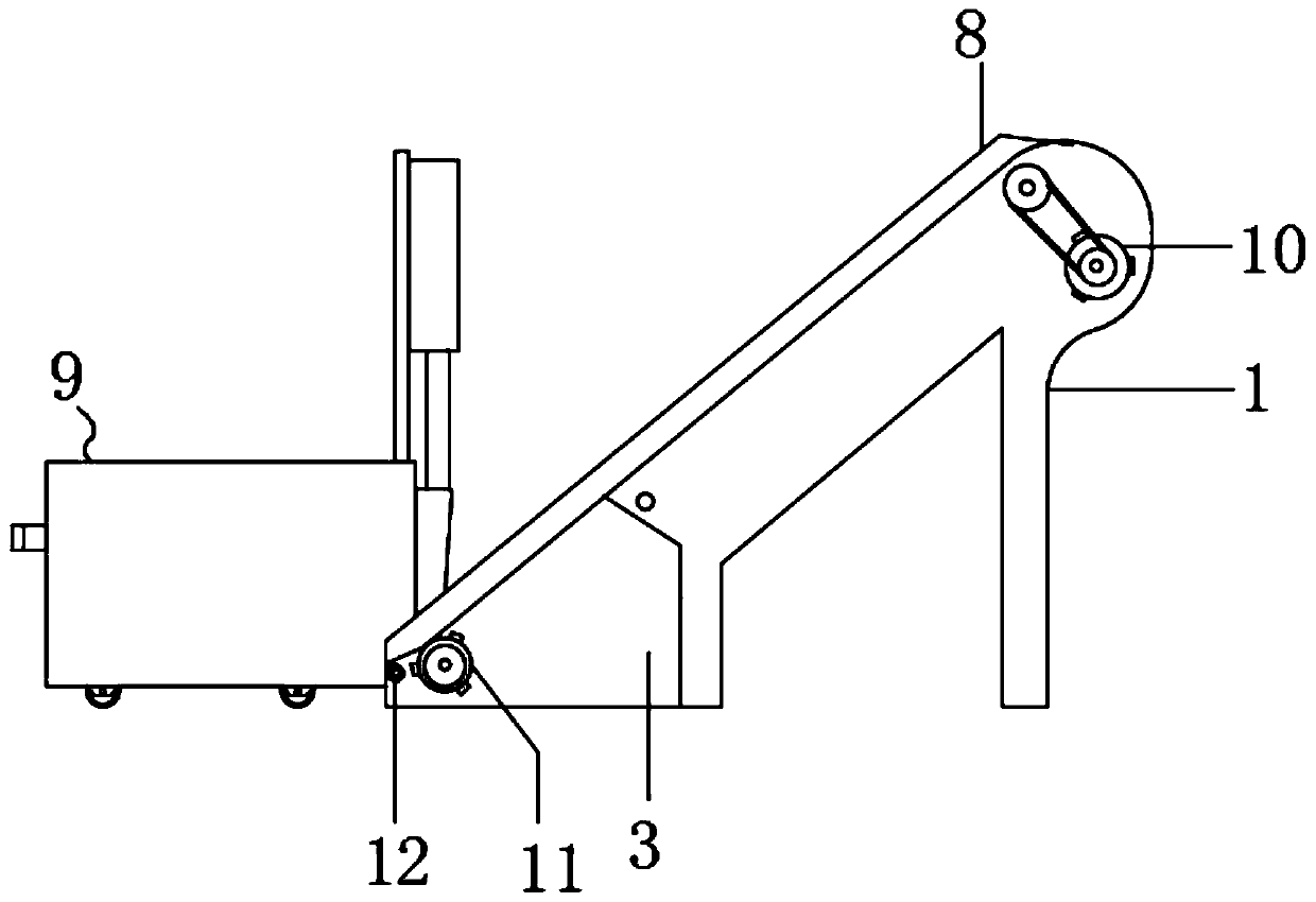 Collecting device for door window board cutting