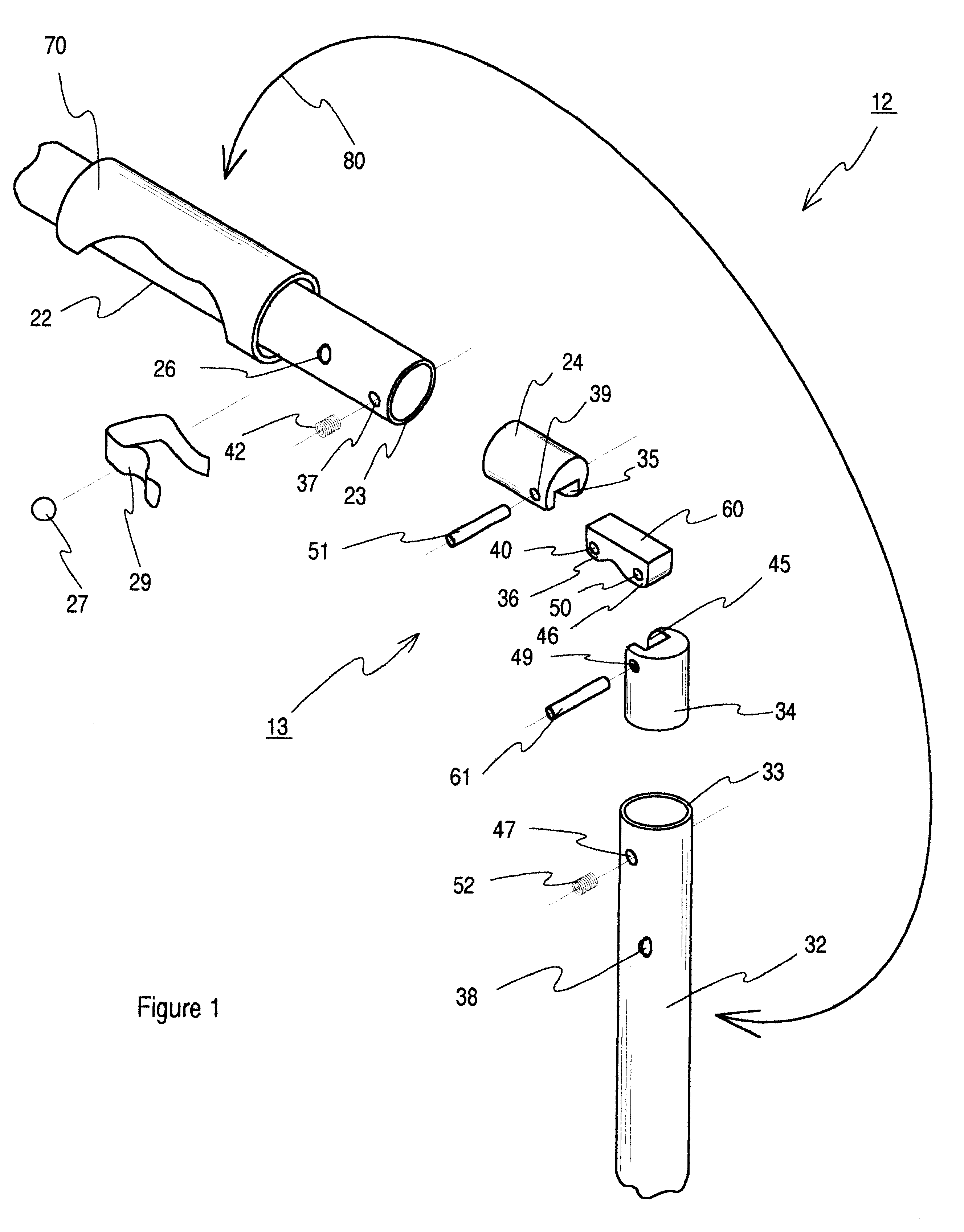 Anti-pinch knuckle for bidirectional sleeve