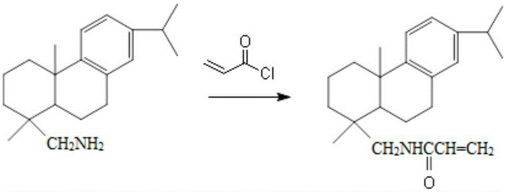 Preparation method of rosinyl acrylamide polymer