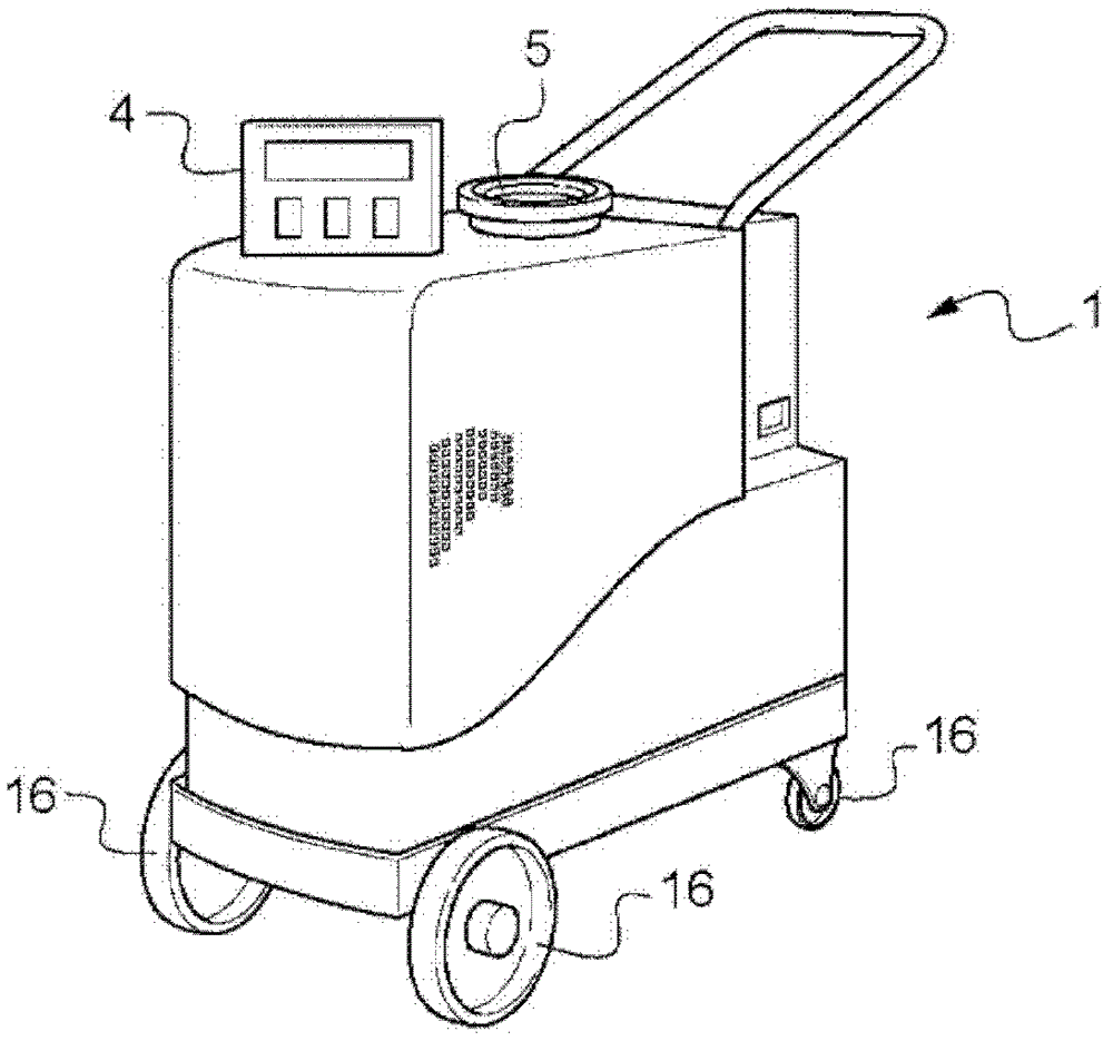Method for controlling a leak detector, and leak detector