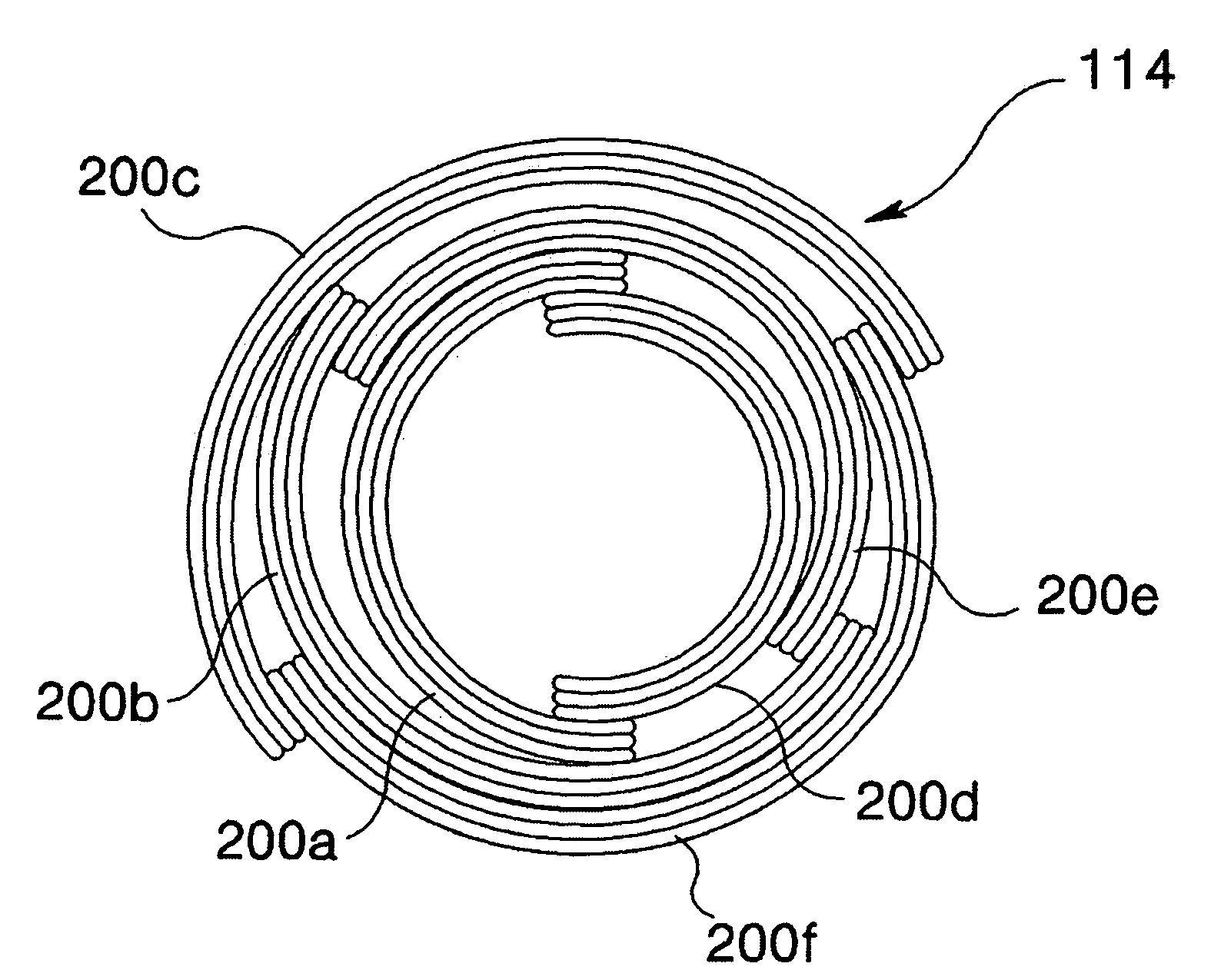 Slotless motor