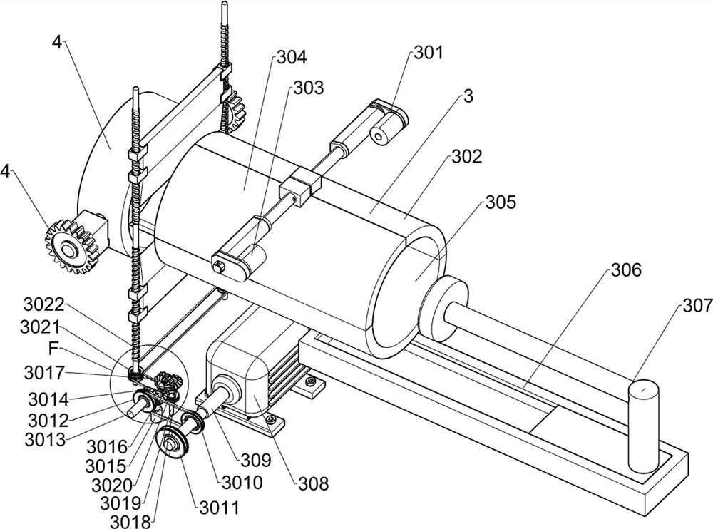 Pretreatment device for raw materials of fried stewed bitter gourd with pork