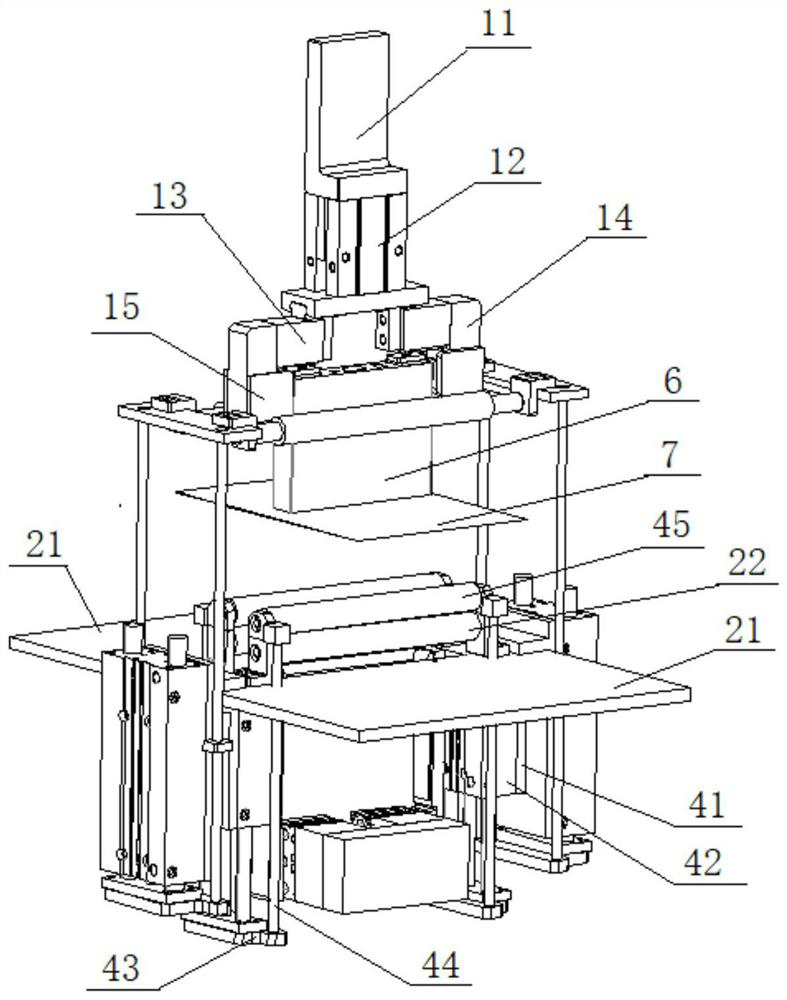 A square battery large bread glue equipment