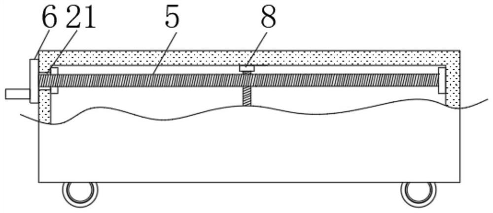 Raw material mixing device for baked food production