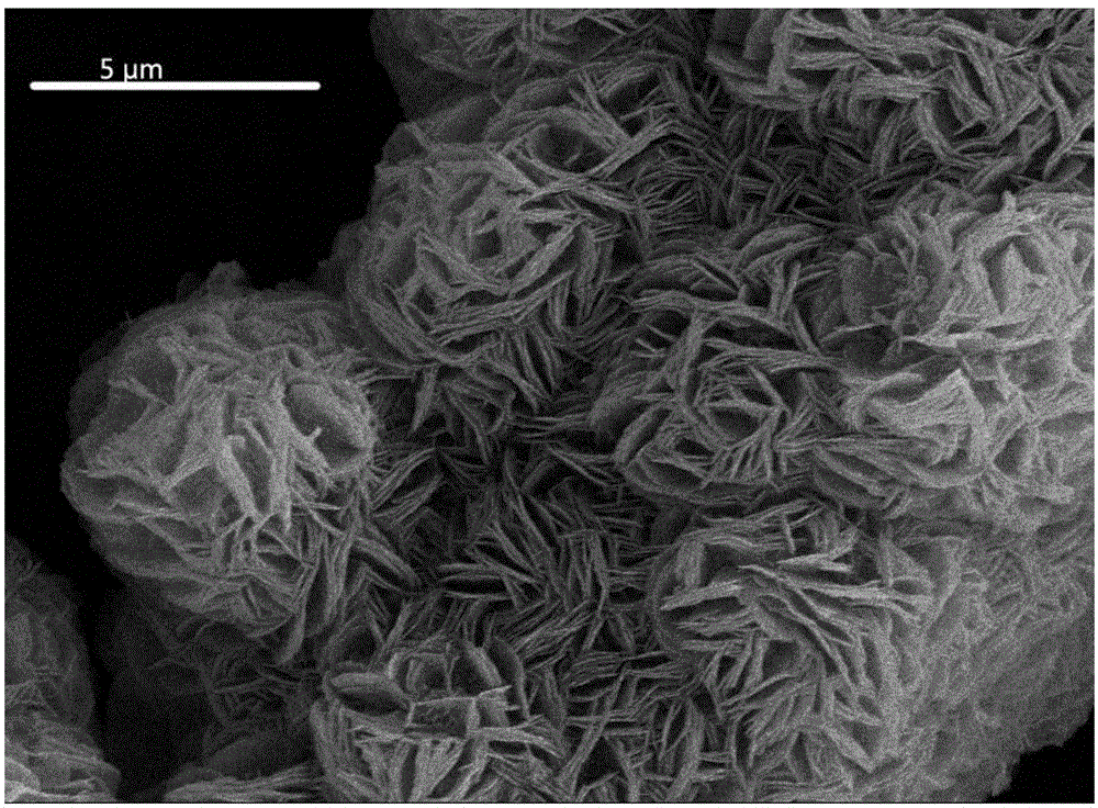 Three-dimensional heterojunction-structured nickel cobalt sulfide electrode material and preparation method and application thereof