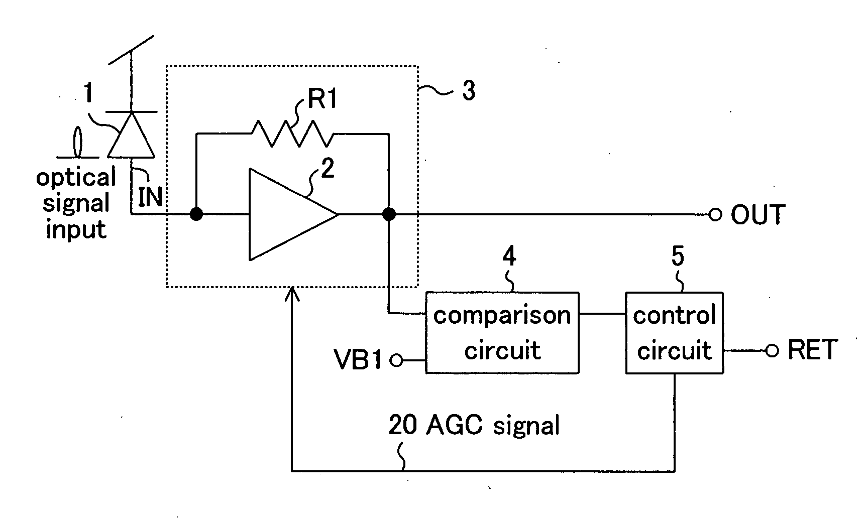 Receiving Circuit and Optical Signal Receiving Circuit