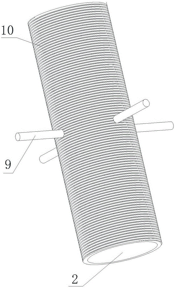 Gate pier prestress anchor cable sleeve installation device and construction method thereof