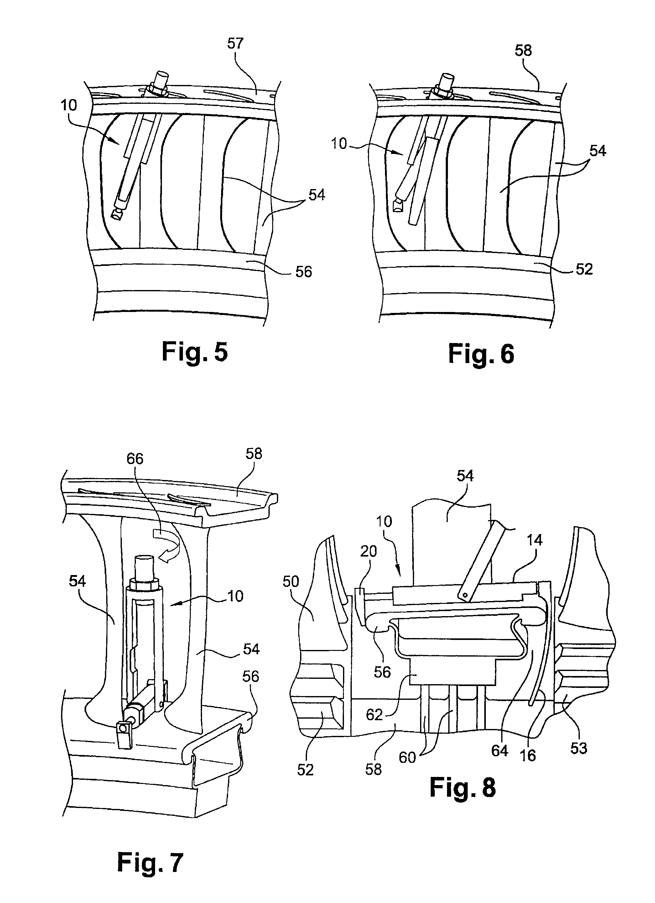 Device for checking a turbomachine engine