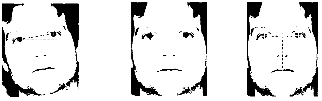 Multi-pose face recognition method based on hidden least square regression and device thereof