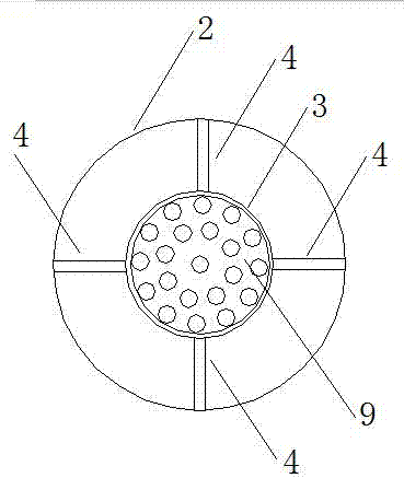 Automobile tail gas processing device