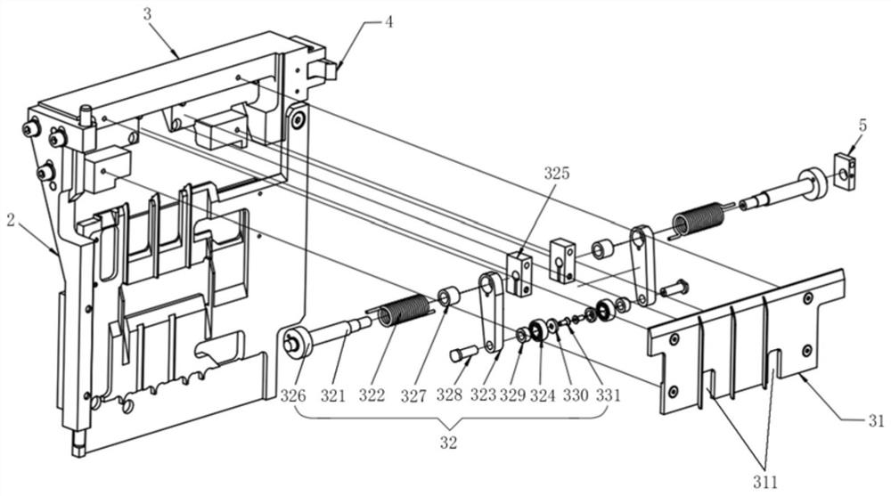 Pressure-adjustable label paper conveying device