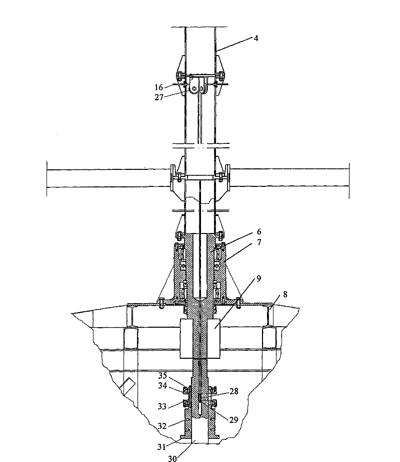 Vertical shaft type wind power generator