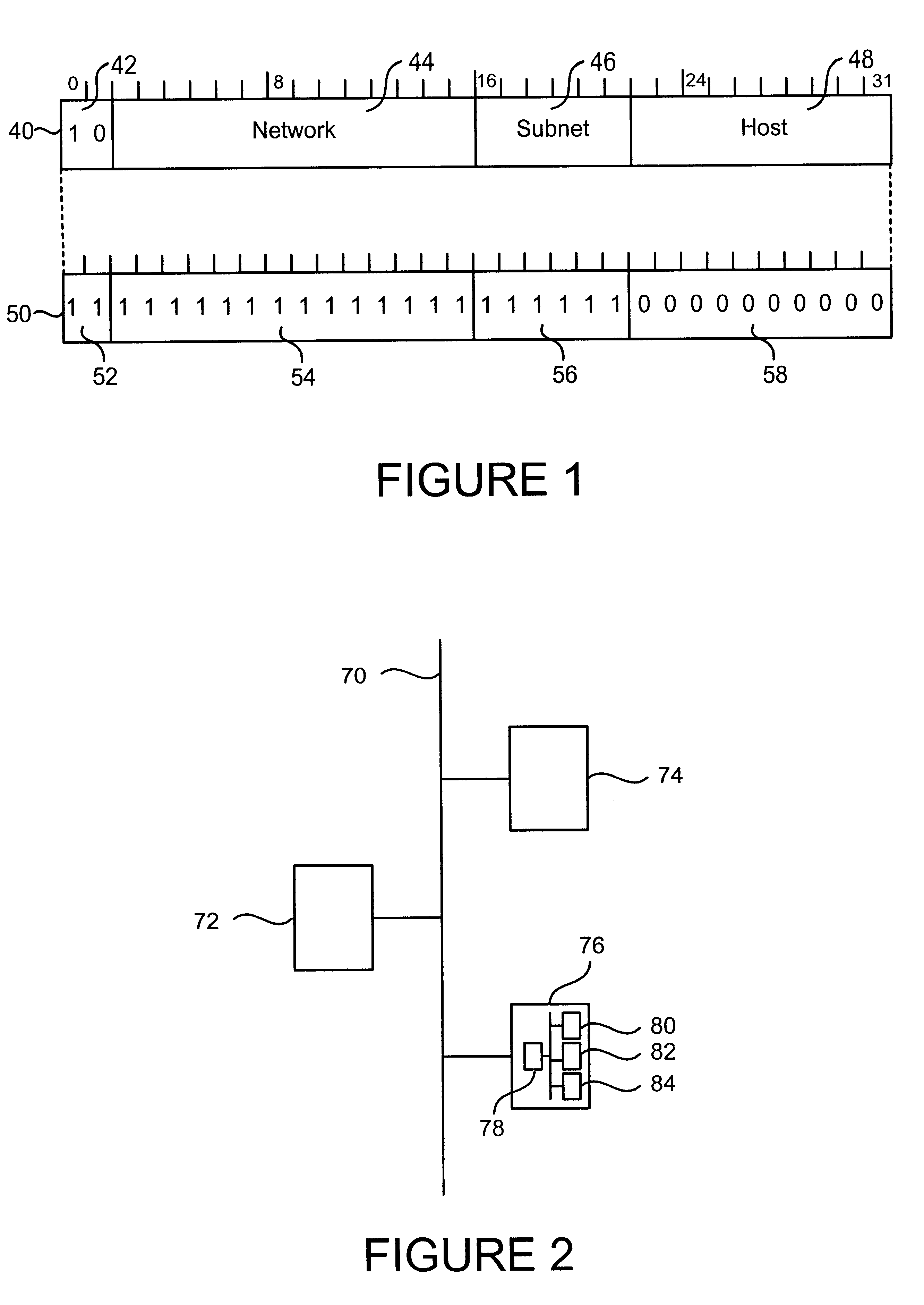System for automatically determining a network address