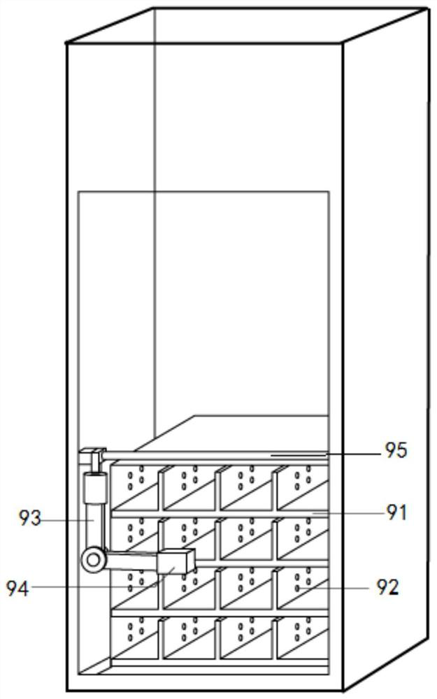 Individual cash service self-service machine with high-safety biological recognition function