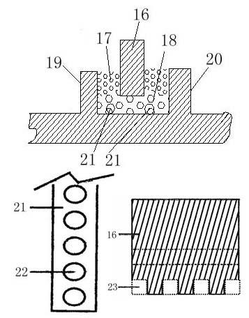 Five-segment medical wastewater intelligent treatment machine and water feed control thereof