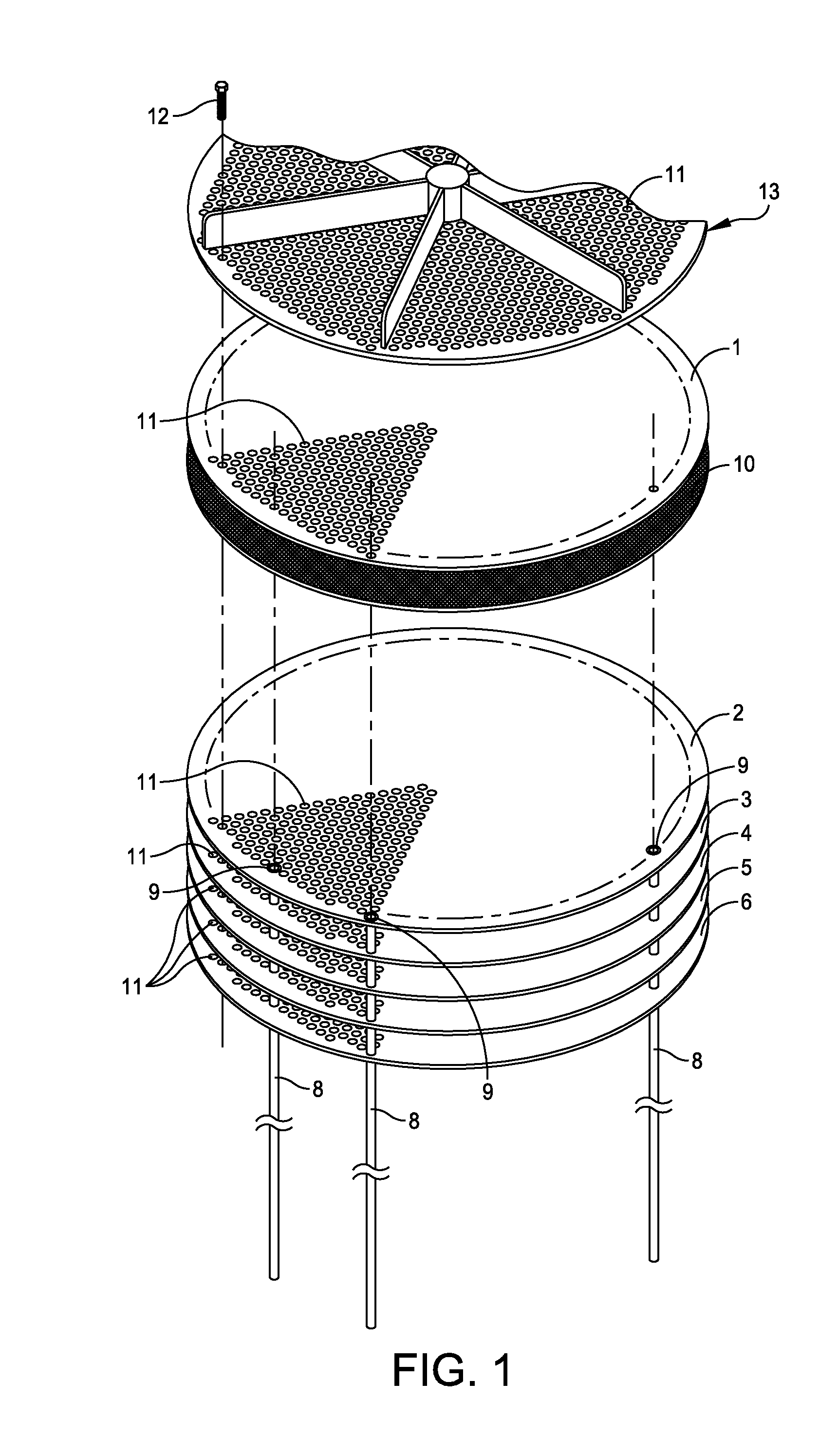 Multi-segmented tube sheet