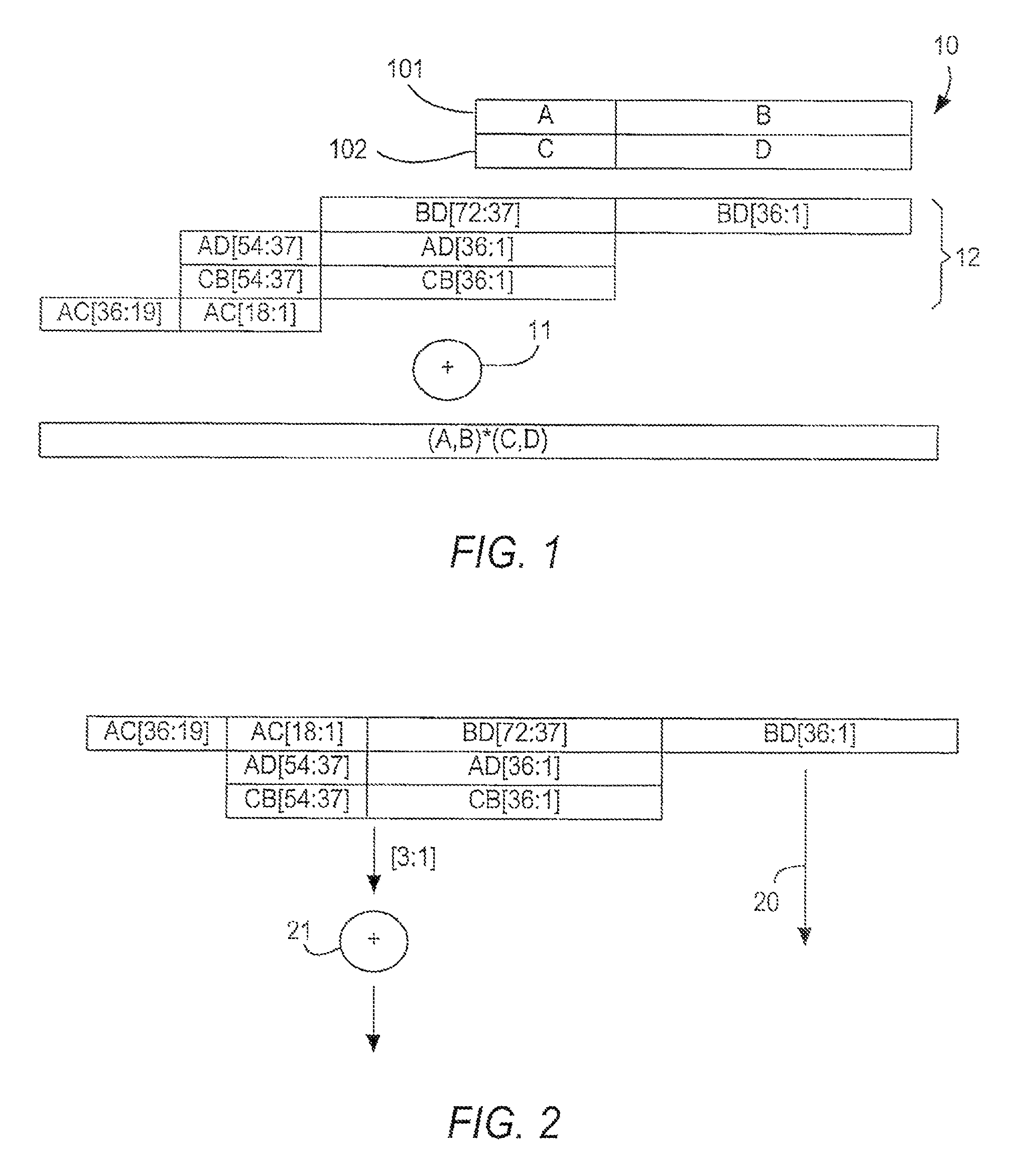 Large multiplier for programmable logic device