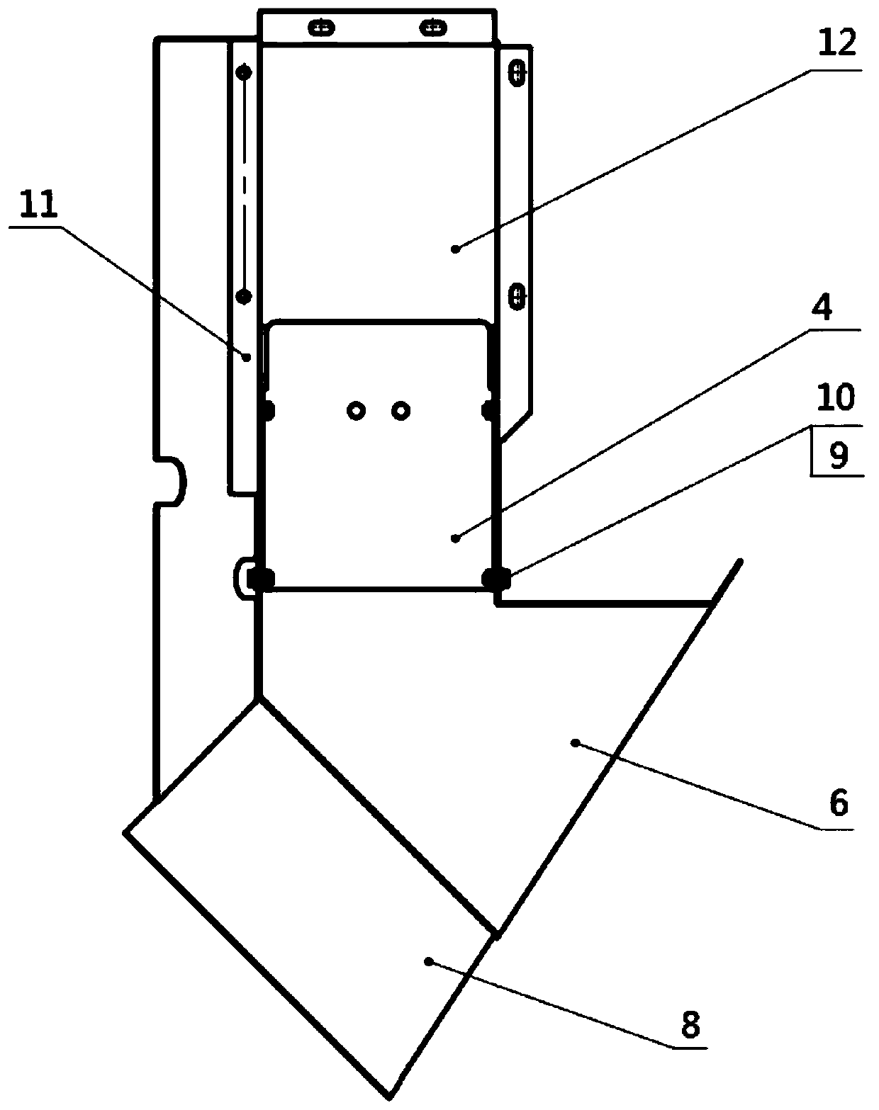 Guiding cover type granary with adjustable material paths