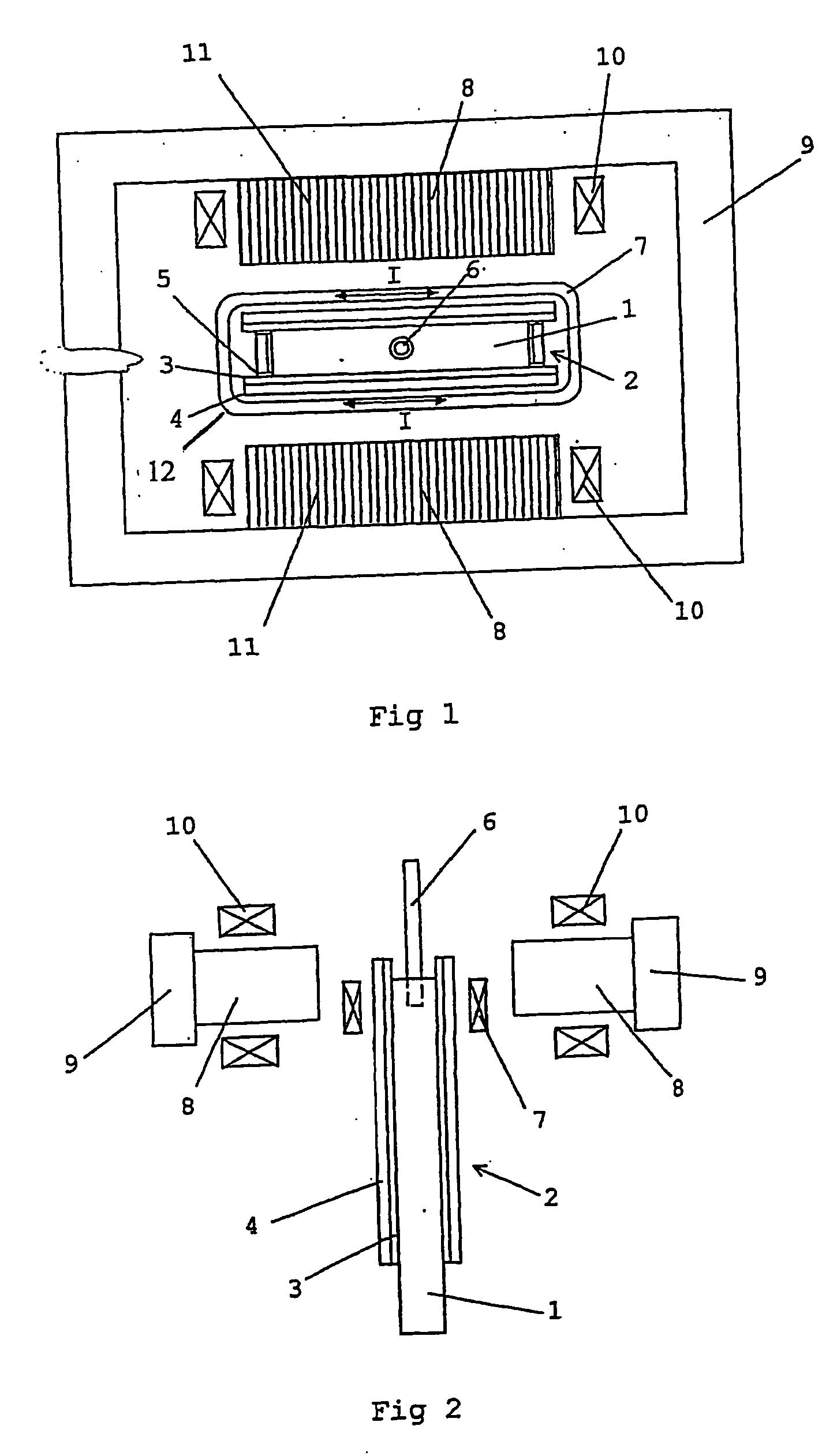 Device for continuous or semi-continuous casting of metal material